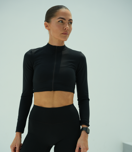 Ultimate Crop Jacket, Black