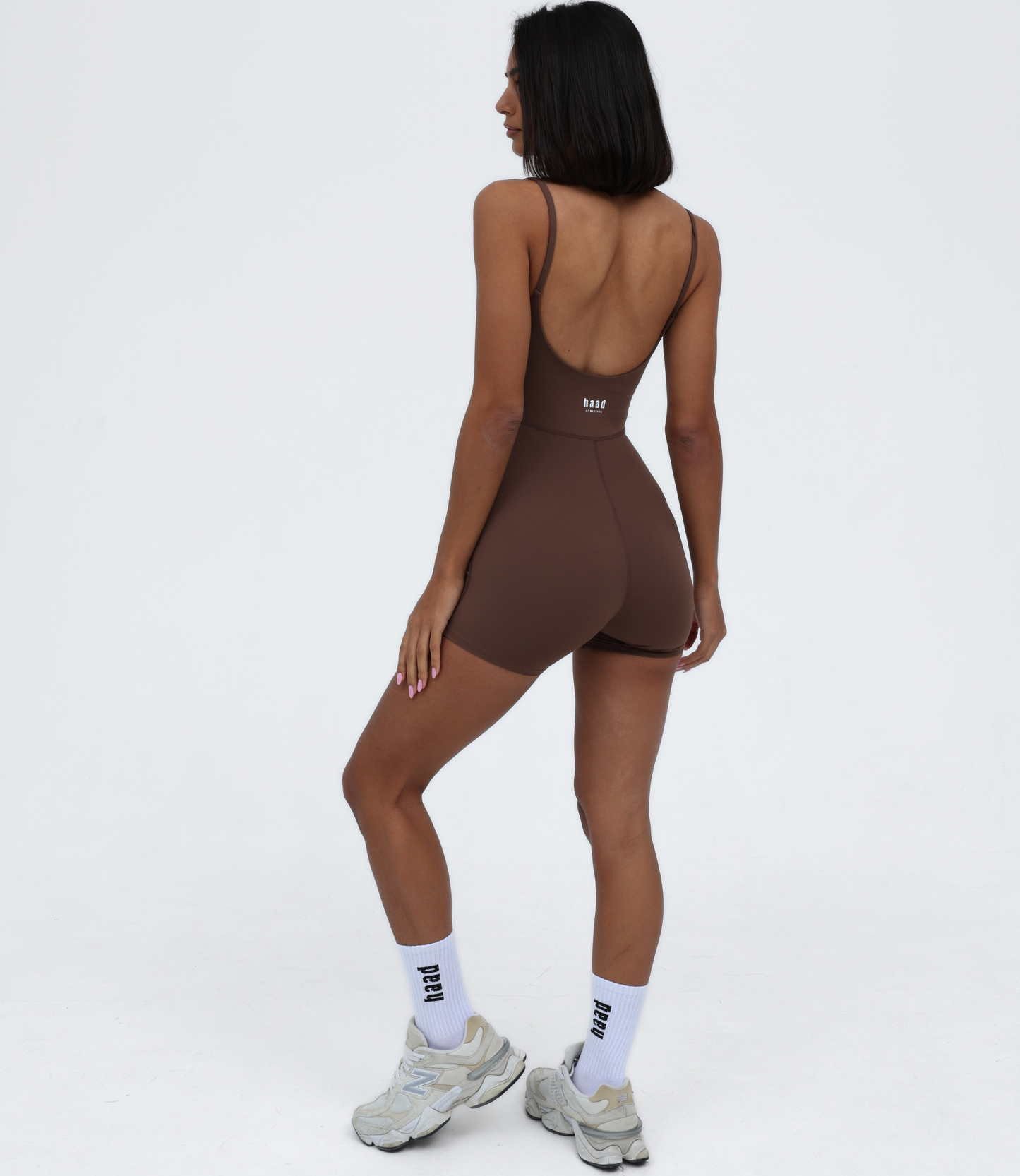 Sculpt Playsuit, Coffee